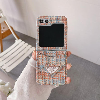 Elegant Galaxy Z Flip Case - Chic Designer Style