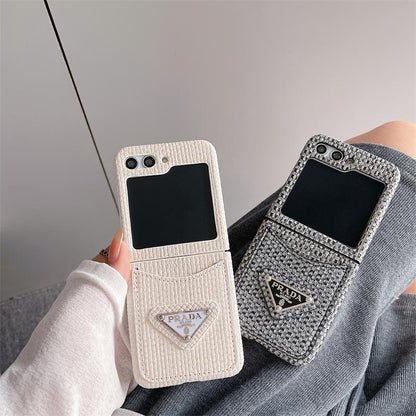 Elegant Galaxy Z Flip Case - Chic Designer Style