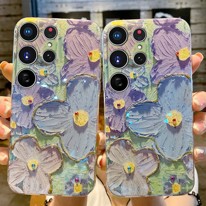 Oil Painting Flower Samsung Phone Case