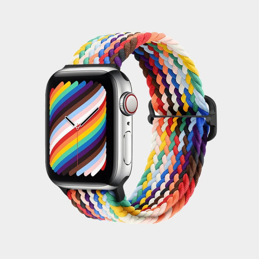 Adjustable Nylon Braided Band For Apple Watch