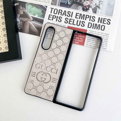 The Elegance Leather Case For Samsung Galaxy Z Fold 5/4/3