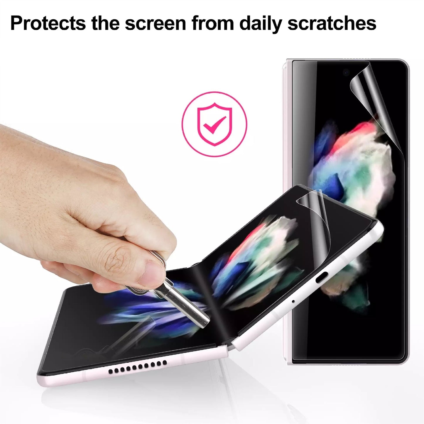 3 In 1 Privacy Screen Protector For Galaxy Z Fold